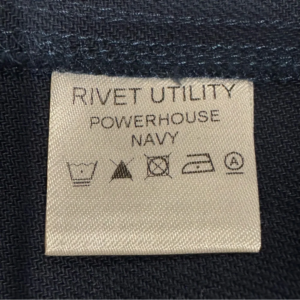 Rivet Utility Dynamo stretch organic cotton jumpsuit powerhouse navy blue NWOT - Picture 13 of 14